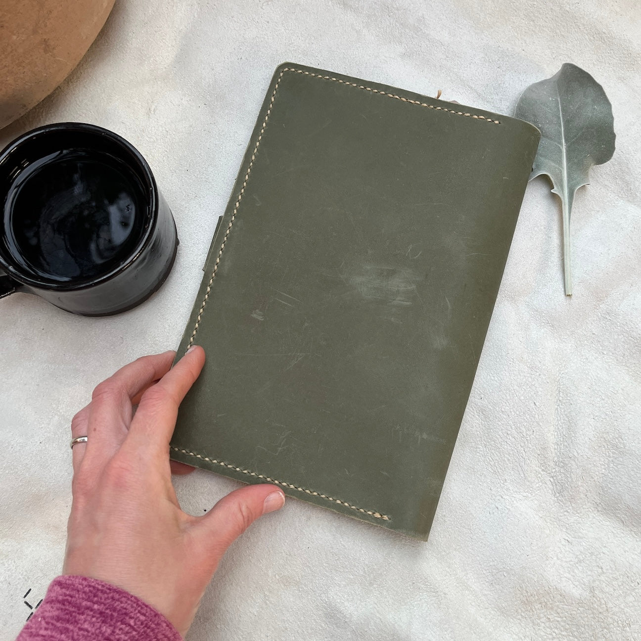 Leather Journal-Green