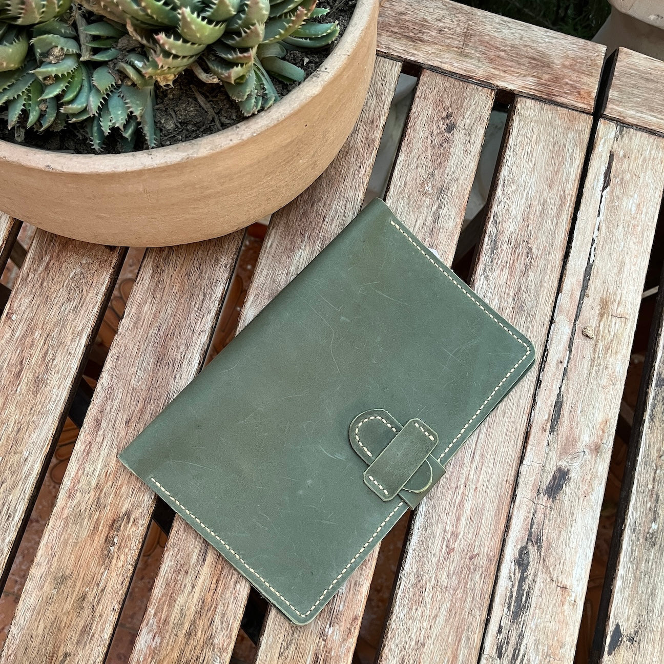 Leather Journal-Green