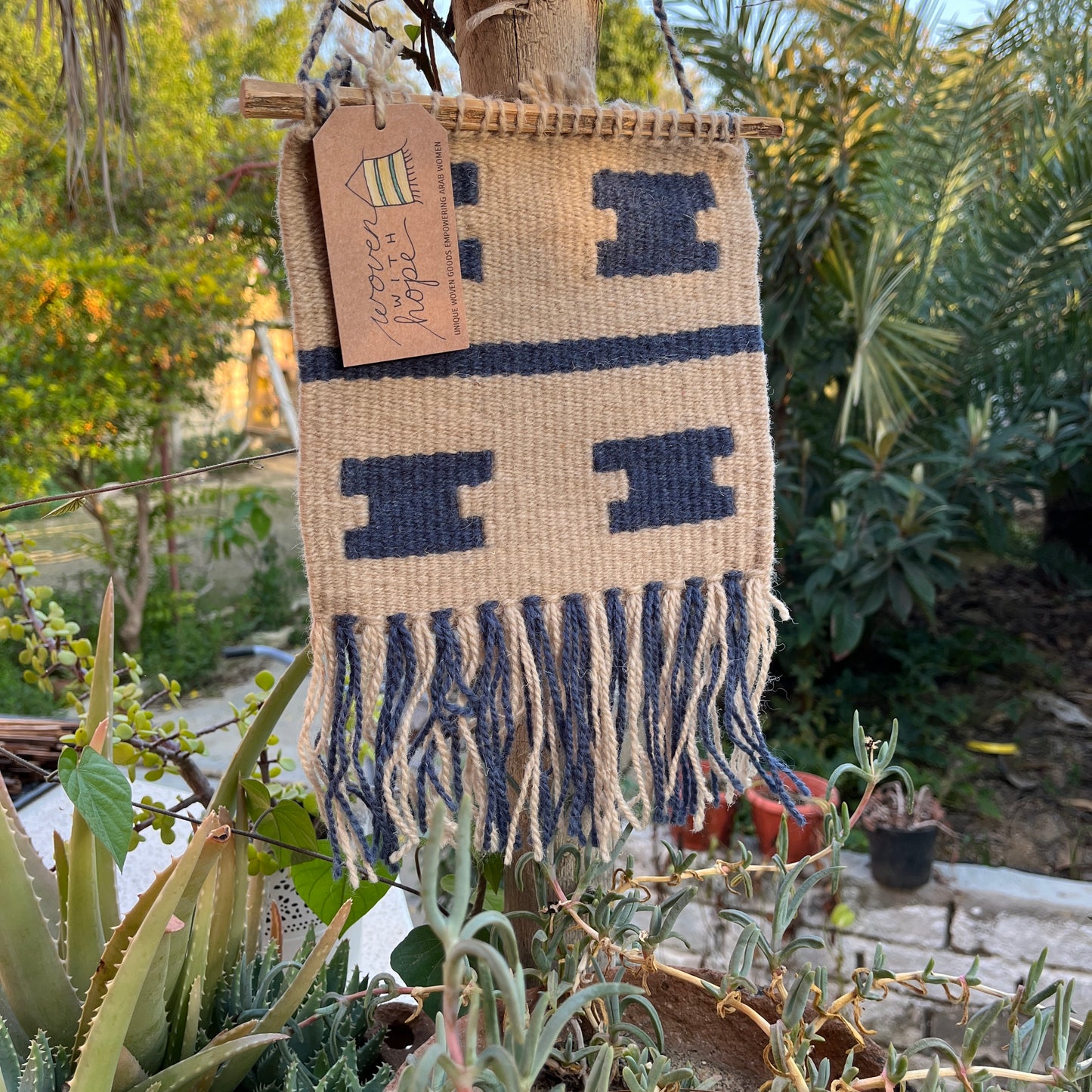 Wall Hanging-Blue and Gray