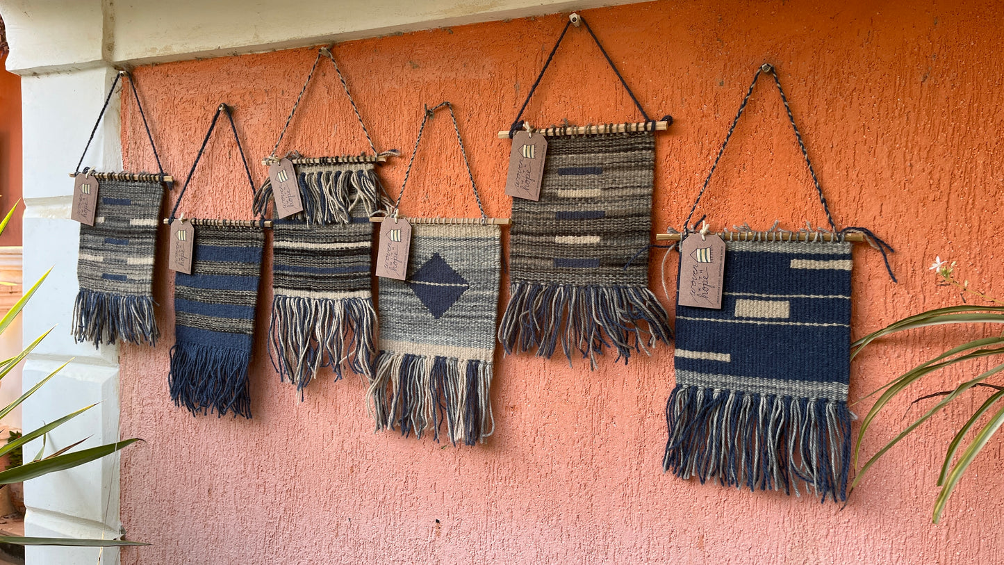 Wall Hanging-Blue and Gray