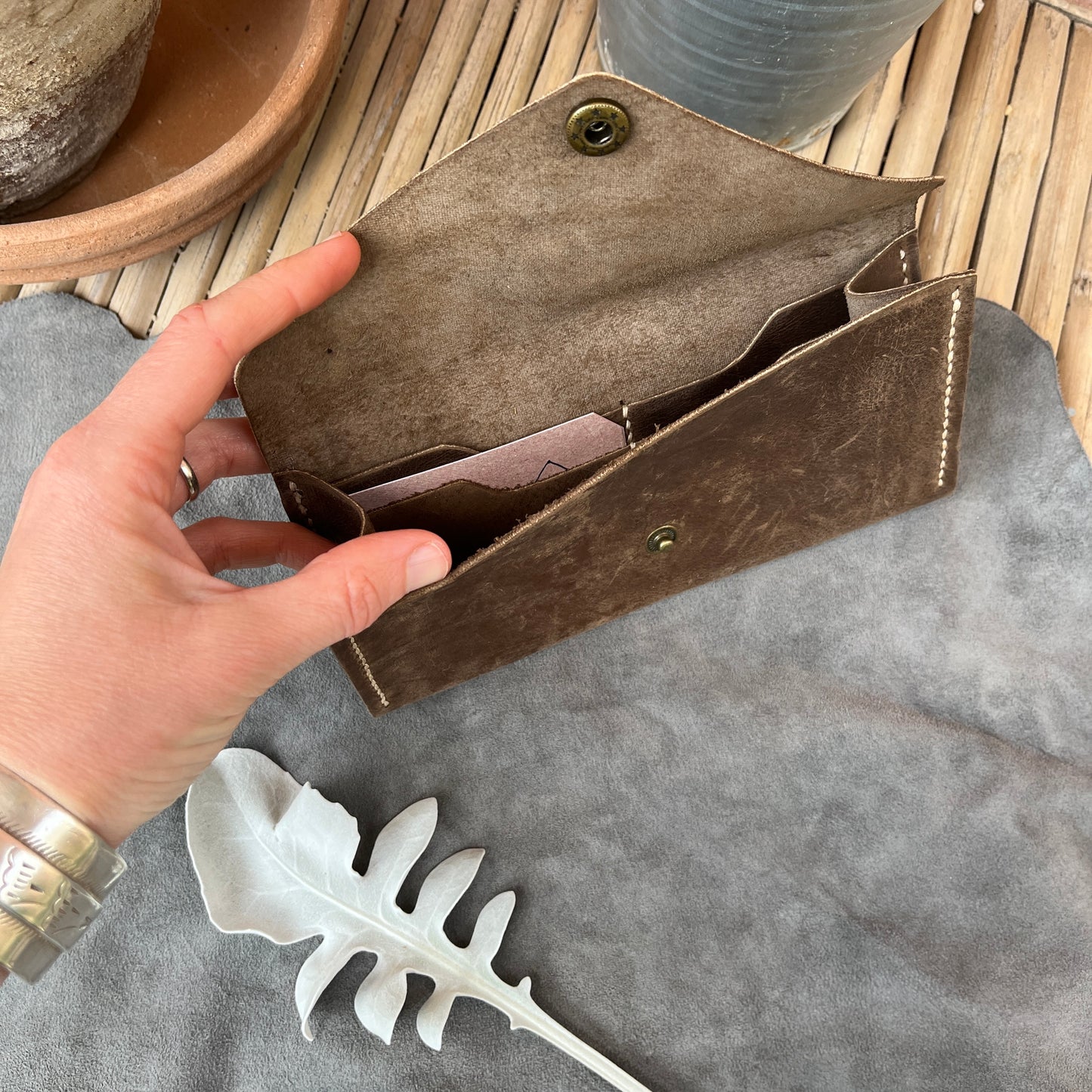 Purse Wallet-Gunmetal