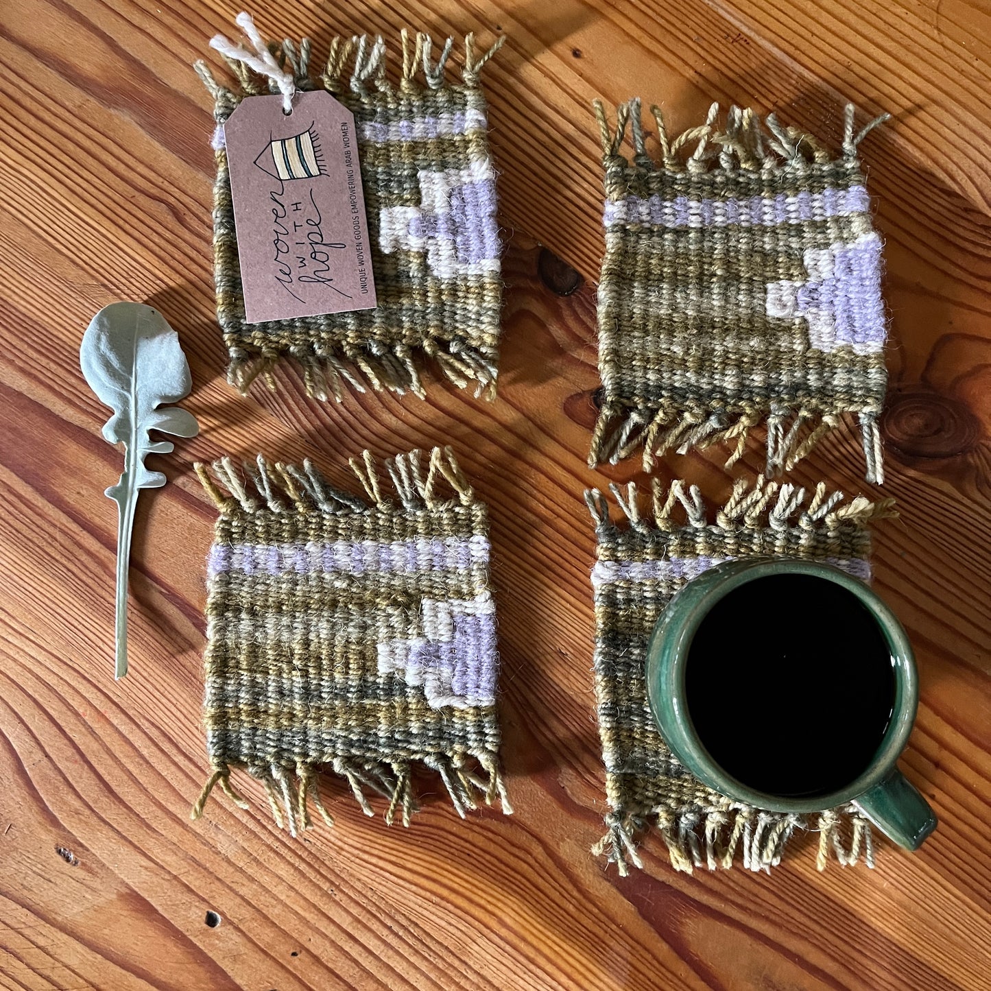 Coaster Set-Lavender and Sage