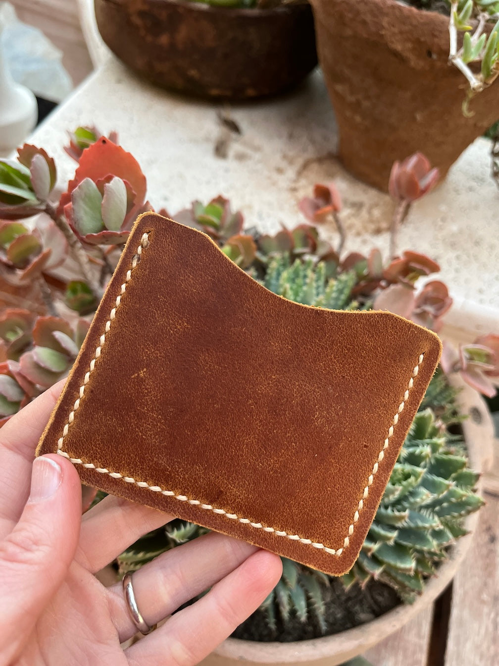 Card Wallet-Hickory