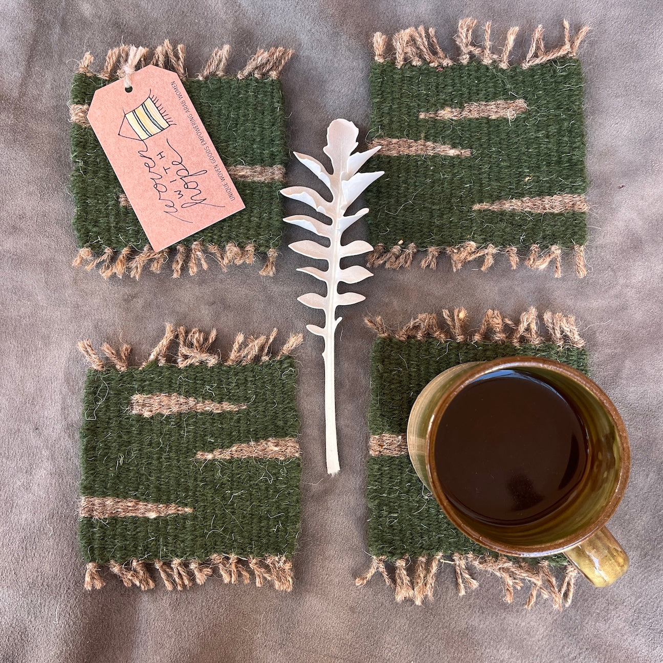 Coaster Set-Camo Pattern