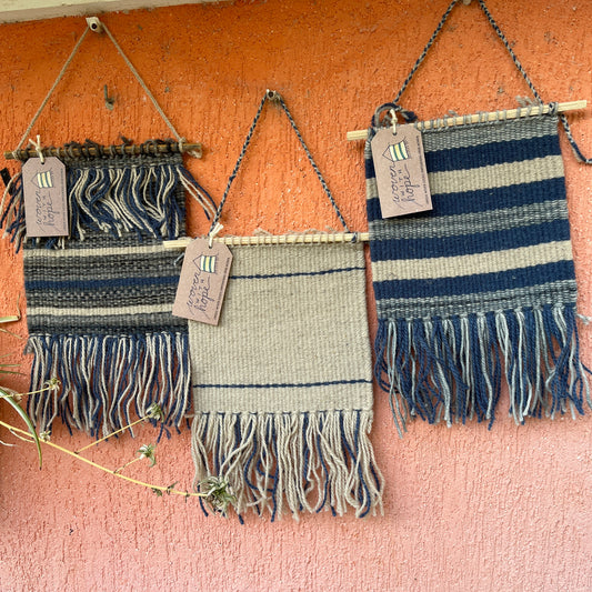 Wall Hanging-Blue and Gray