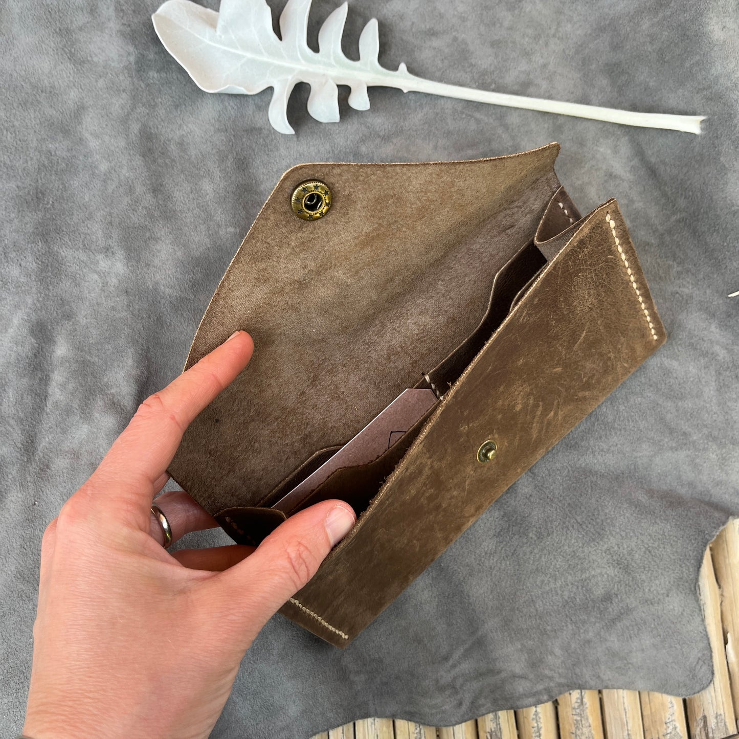 Purse Wallet-Gunmetal