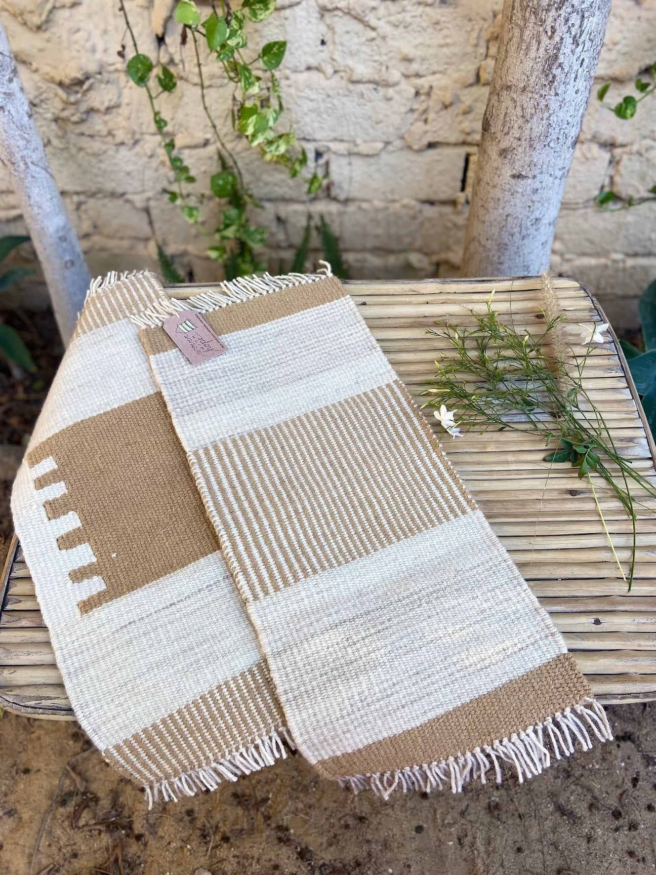 Table Runner-Neutral Colors